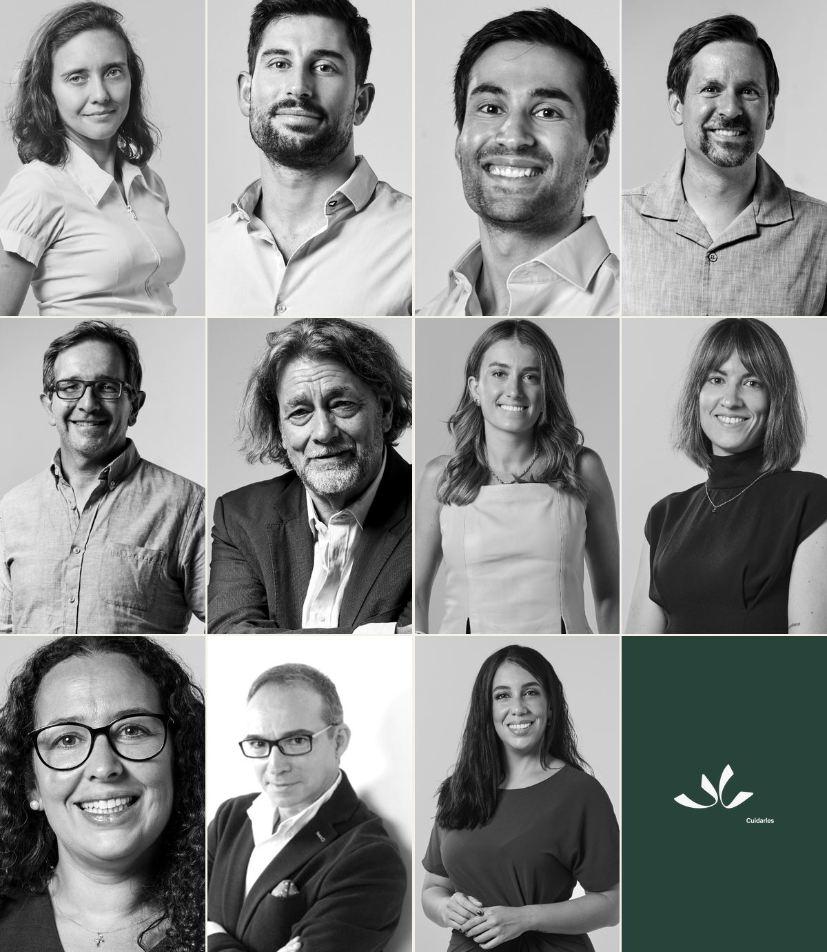 Retratos de las personas que dirigen las unidades de Cuidarles en Calle Montesa 15